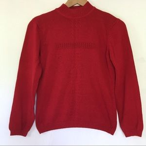 EUC sweater | open stitch detailing | long sleeve